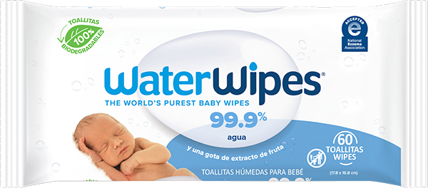 CAJA) 12 X Toallitas Húmedas WATERWIPES 60u – Liquihome