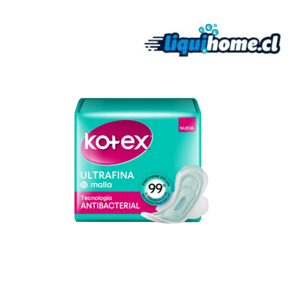Kotex Ultrafina Malla antibacterial 16 uni