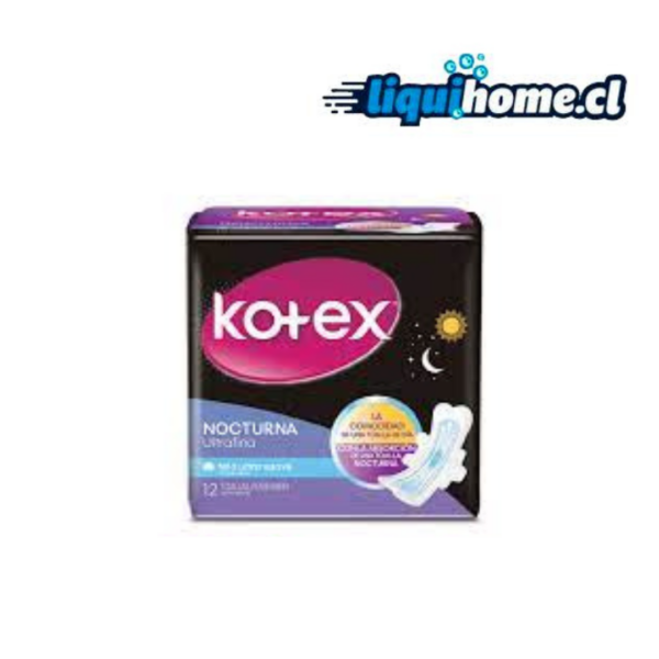 TF KOTEX NOCTURNA C ALAS  12 unidades