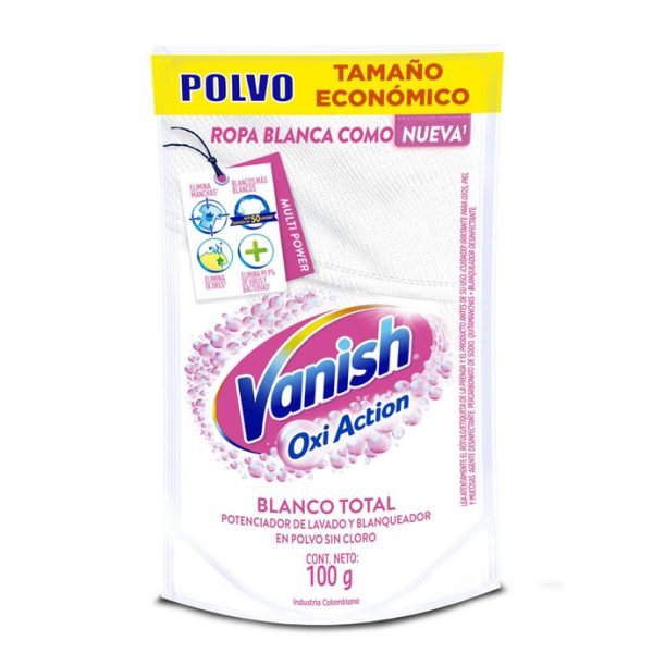 VANISH QUITAMANCHAS POLVO BLANCA 100g