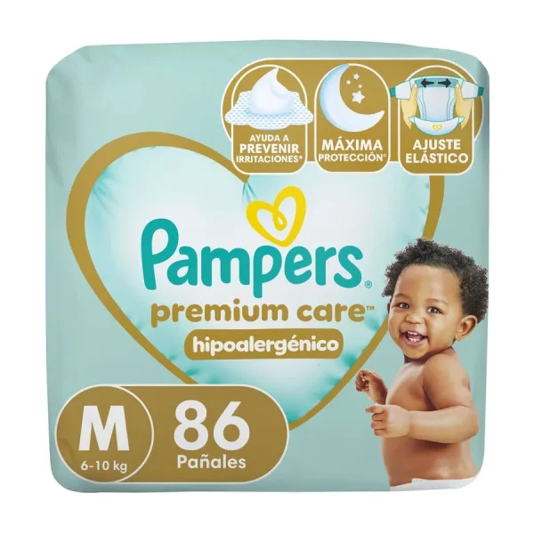 PAMPERS PREMIUM CARE TALLA M 86U [6 a 10Kgs]
